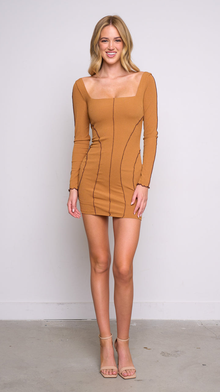 Mira Long Sleeve Mini Dress