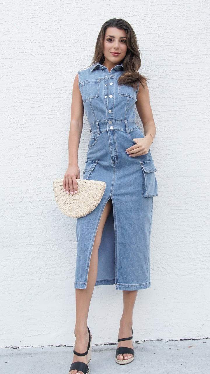 Aidan Denim Dress