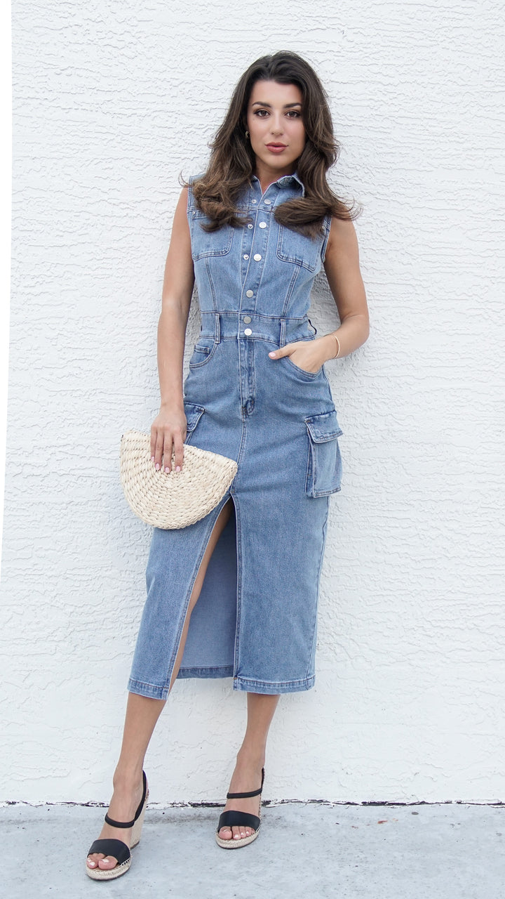 Aidan Denim Dress