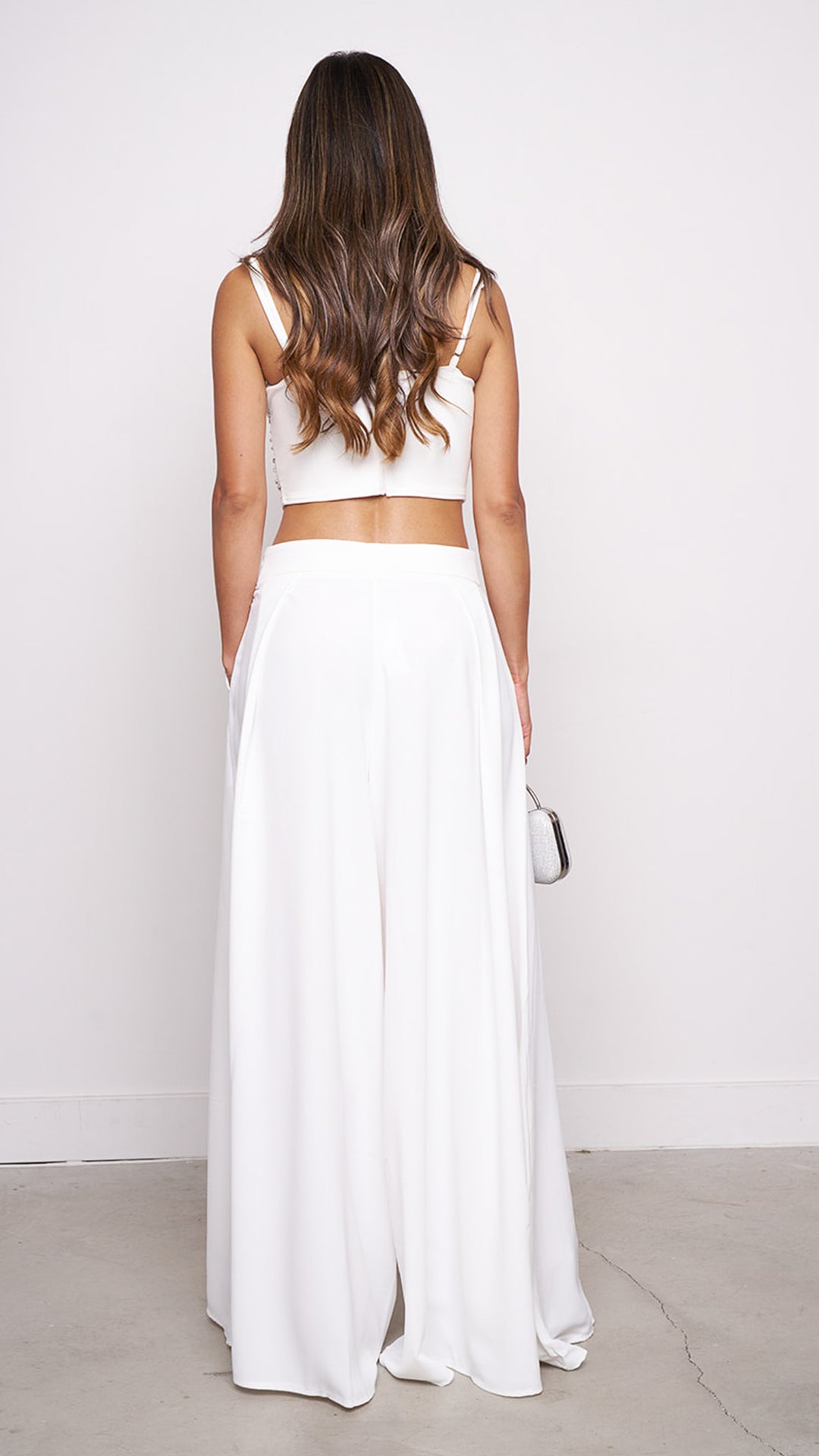 Telio pants in white