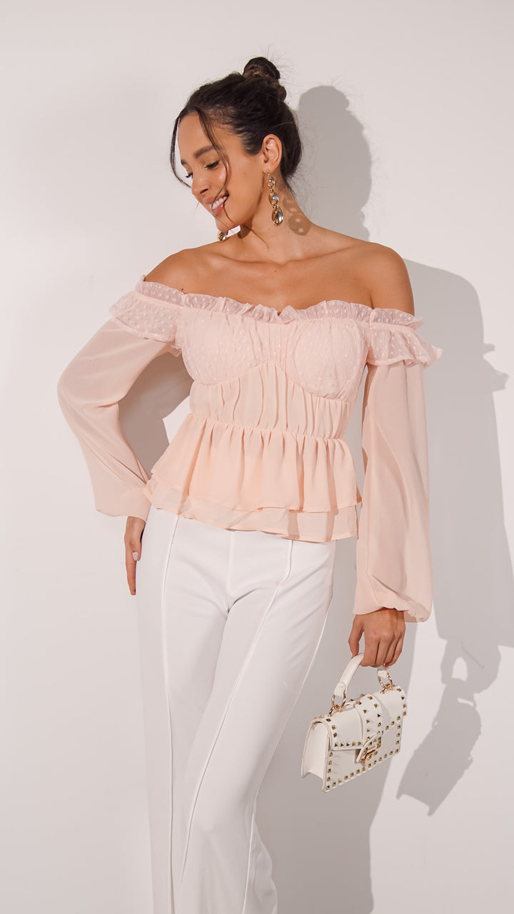 Sadie Off the Shoulder Longsleeve Top