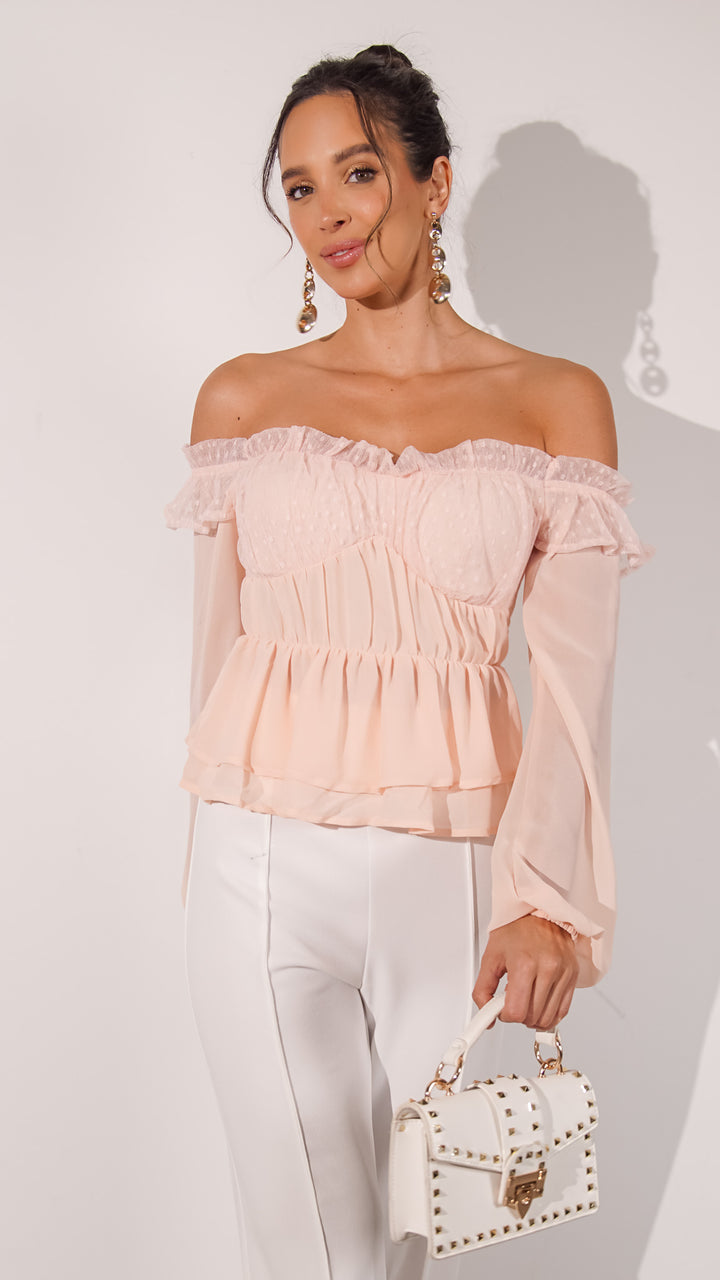 Sadie Off the Shoulder Longsleeve Top