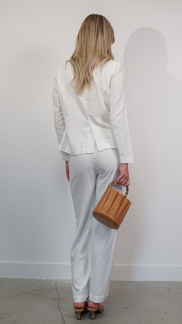 Typian Linen Pants in White