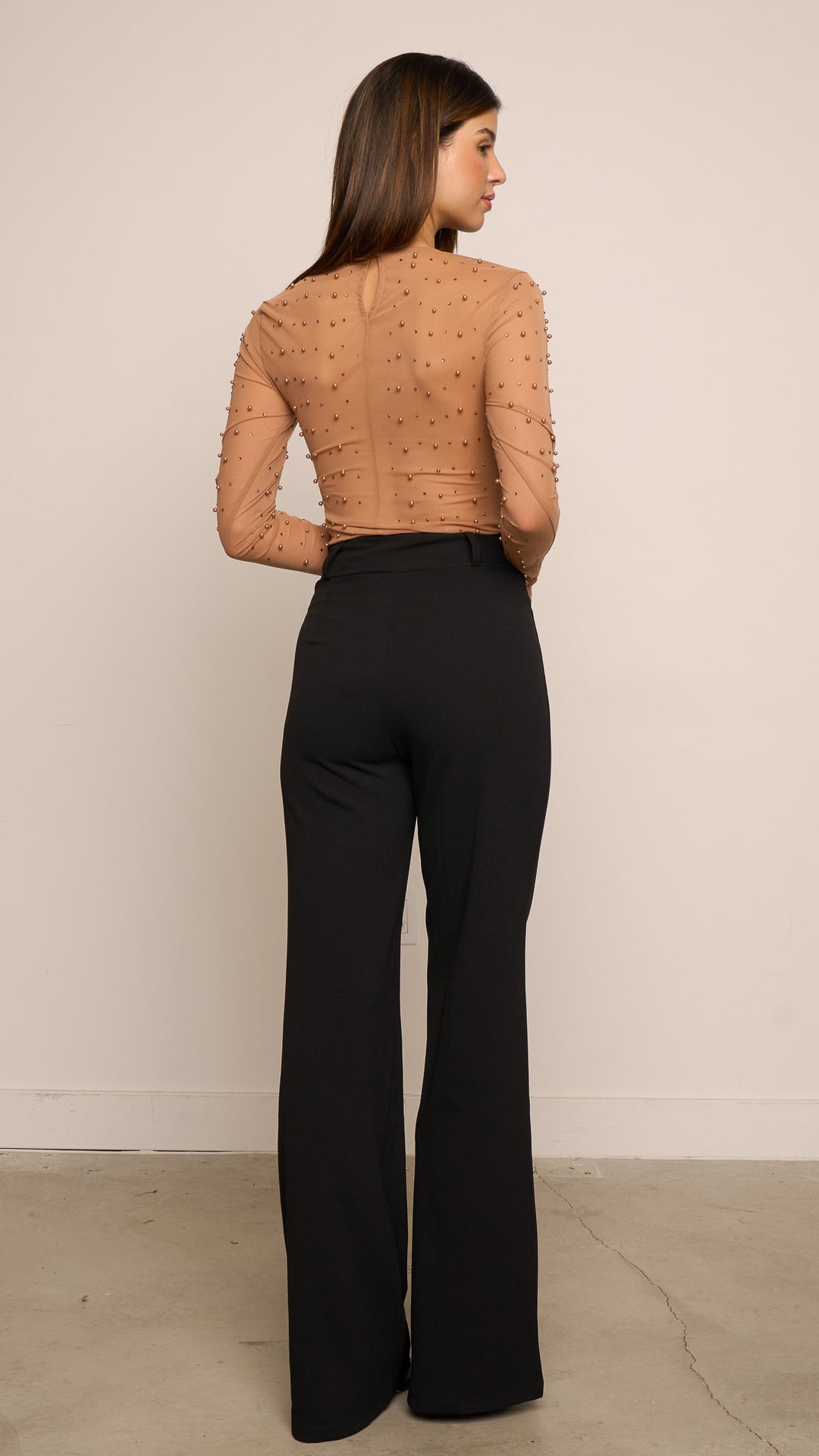 Kairo Longsleeve top in nude