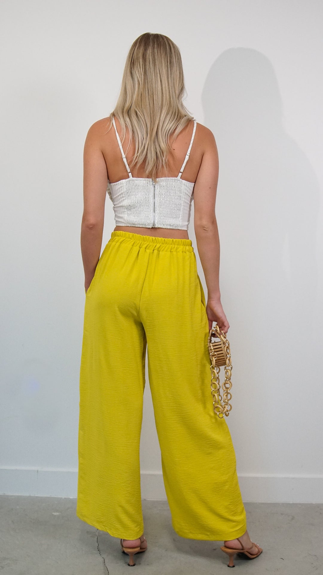 Donna Pants in Yellow