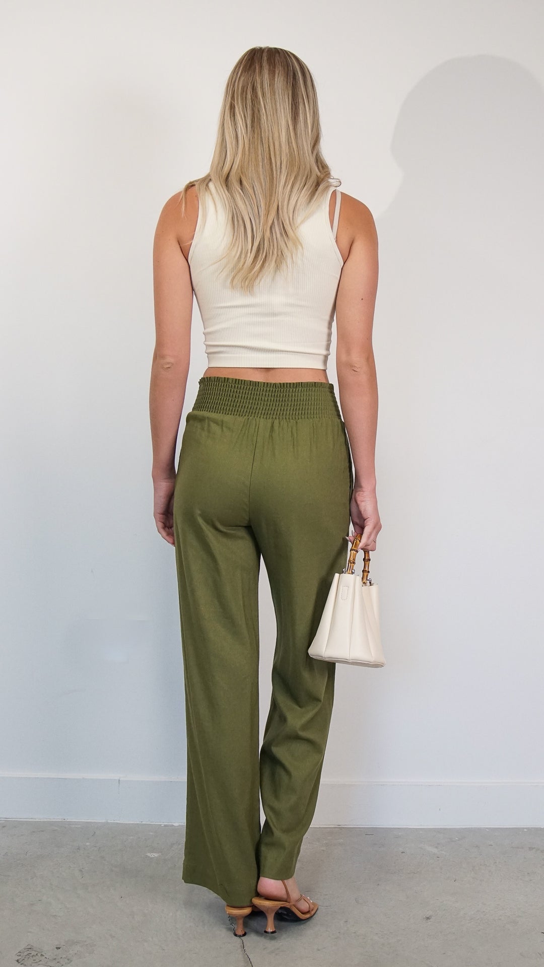 Typian Linen Pants in Green