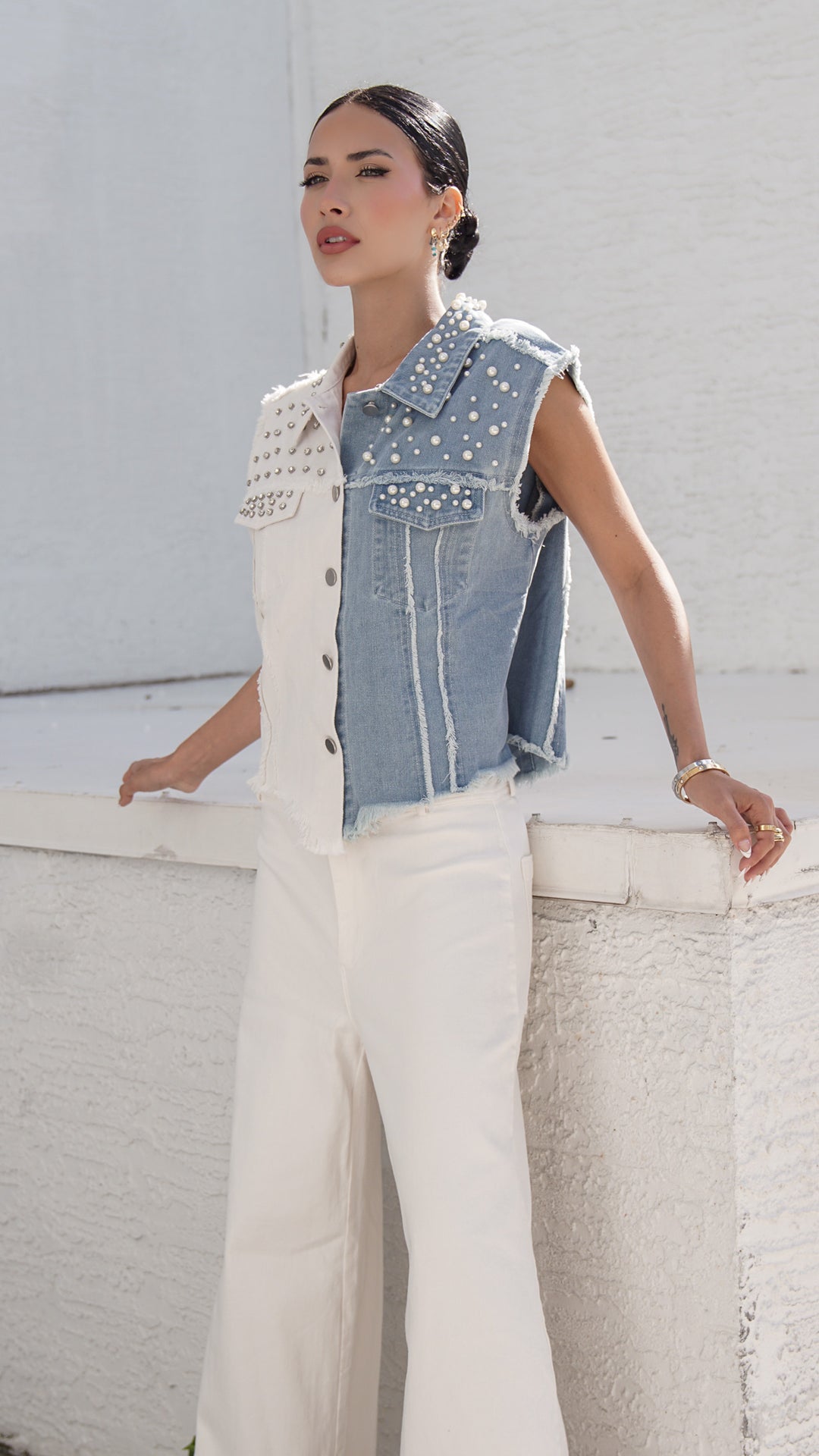 Patel Novelty Denim Vest