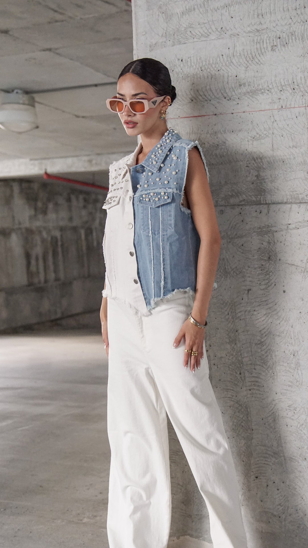 Patel Novelty Denim Vest