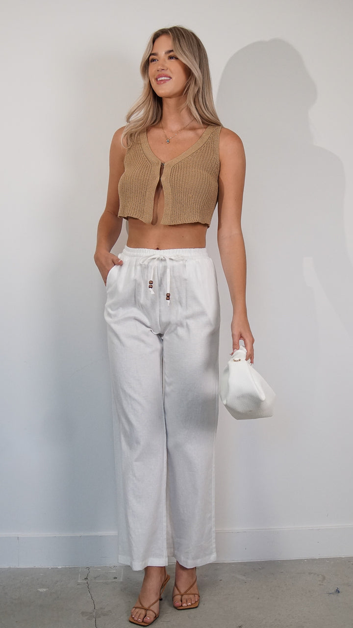 Zayli Pants in White