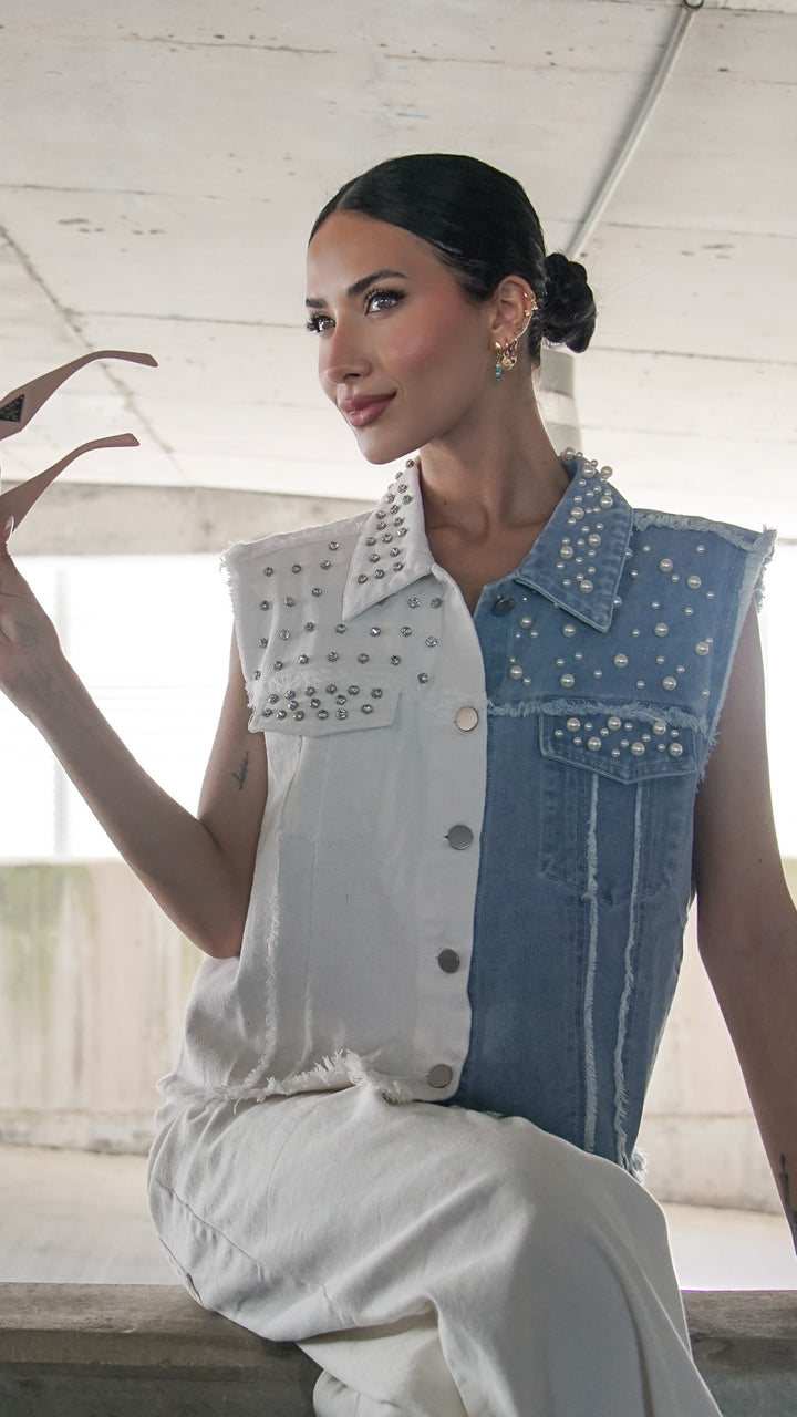 Patel Novelty Denim Vest