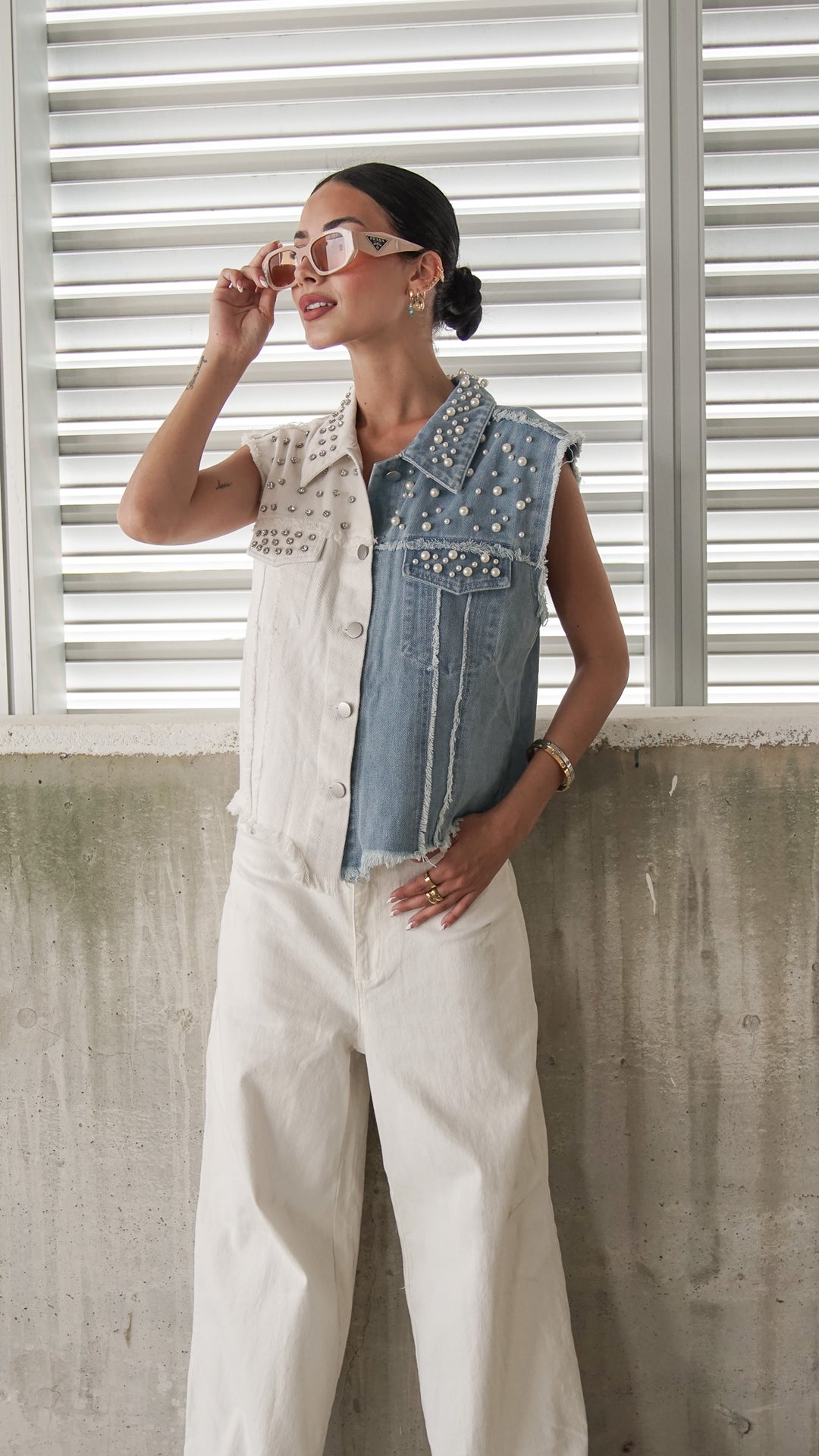 Patel Novelty Denim Vest