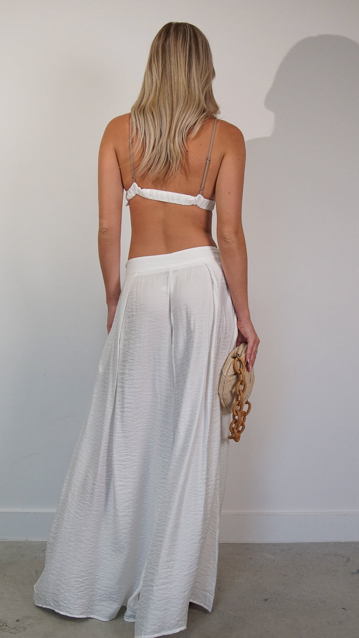 Marguerite Pants in White