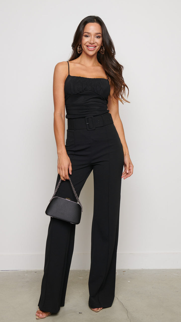 Fenella Bodysuit in Black