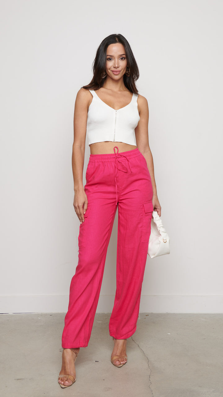 Yara Pants in Pink