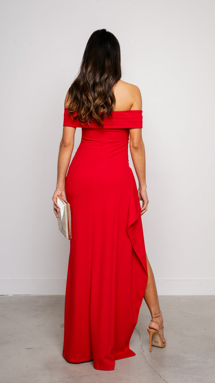 Pams Maxi Dress in Red