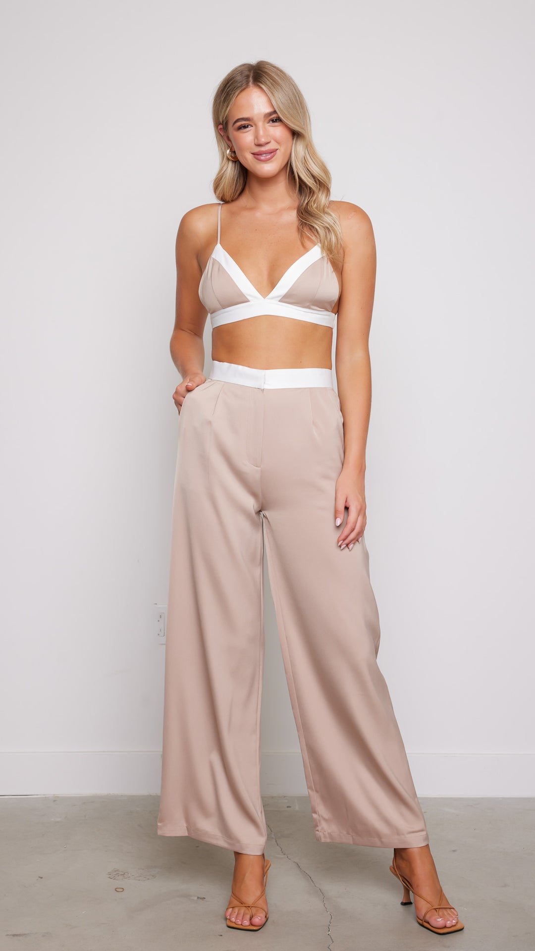 Danbury Two Piece Set in Nude