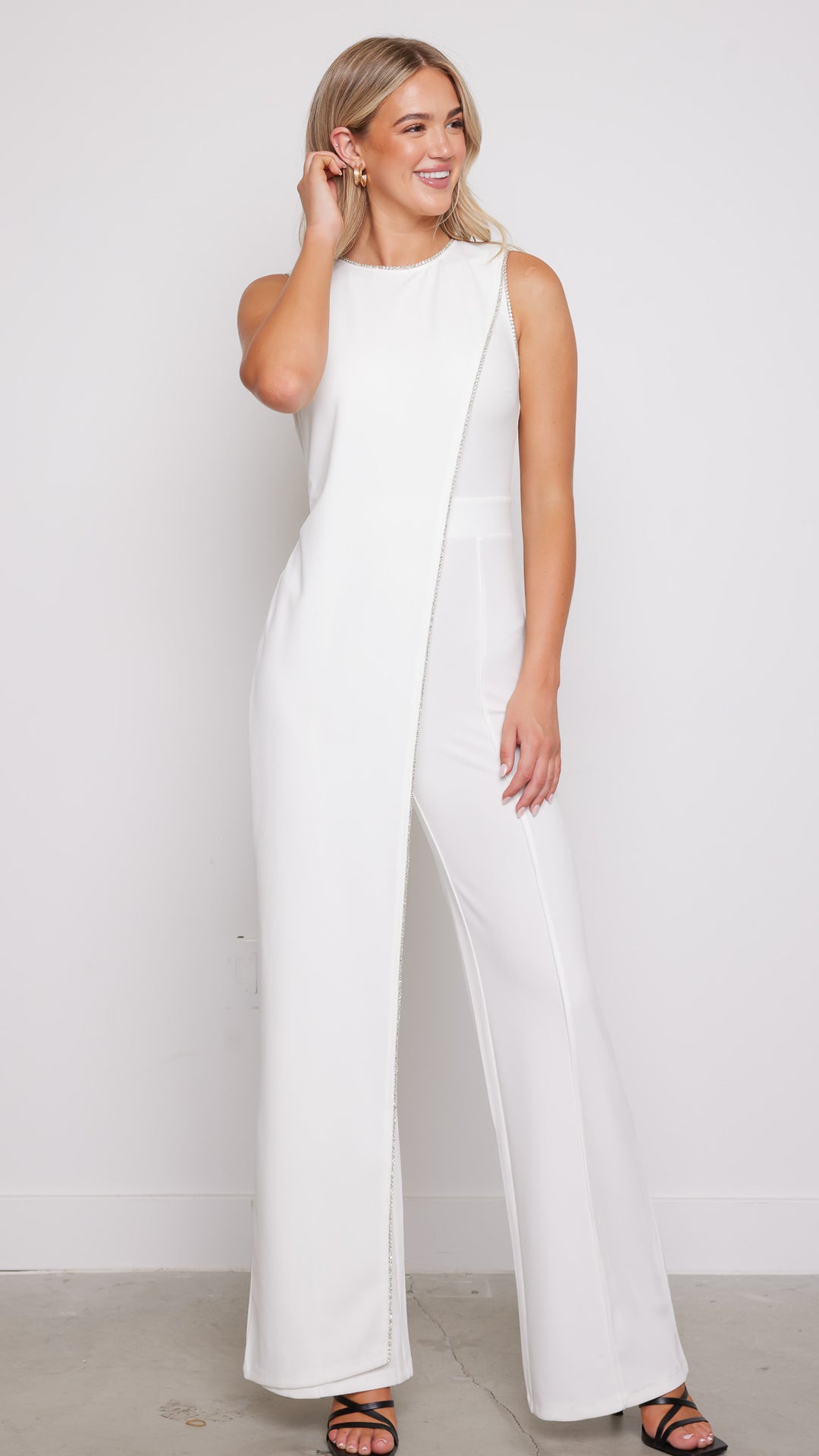 Yetsi Jumpsuit in White