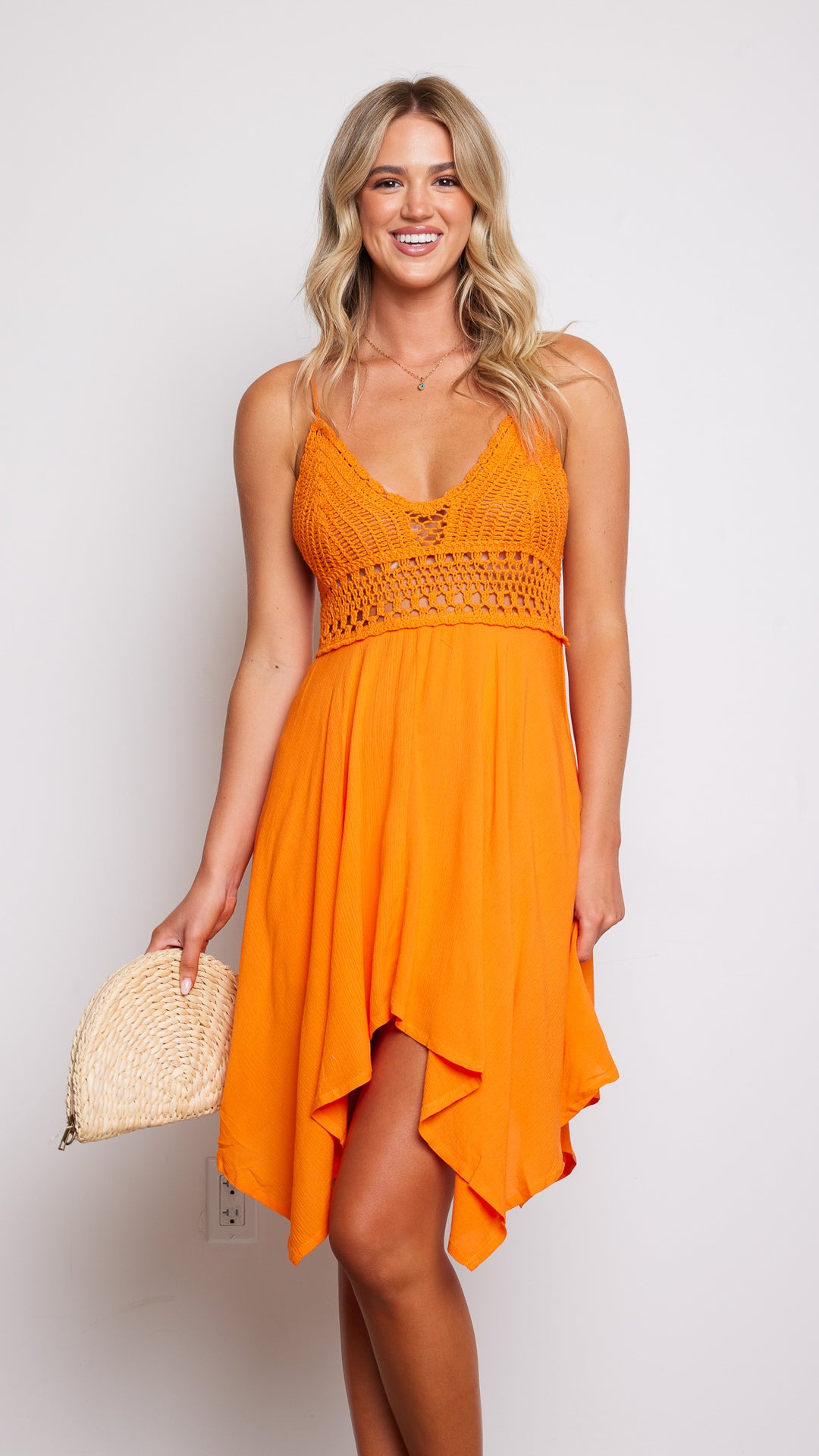 Ryatt Mini Dress in Orange