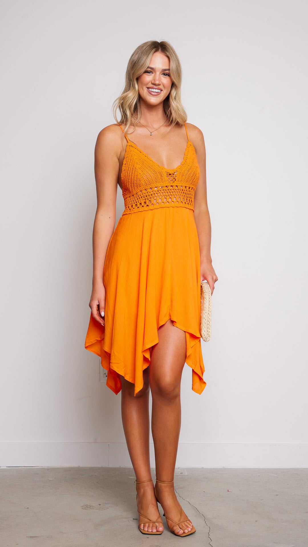 Ryatt Mini Dress in Orange