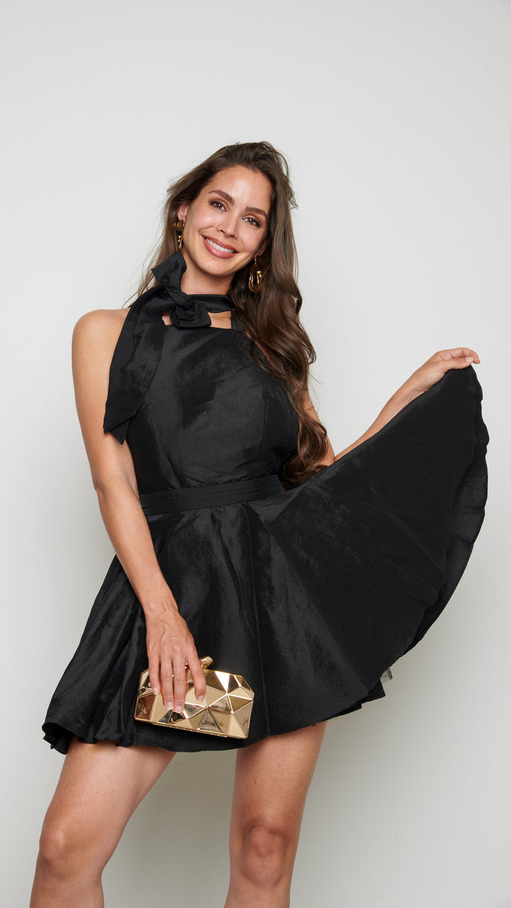 Nila Mini Dress in black