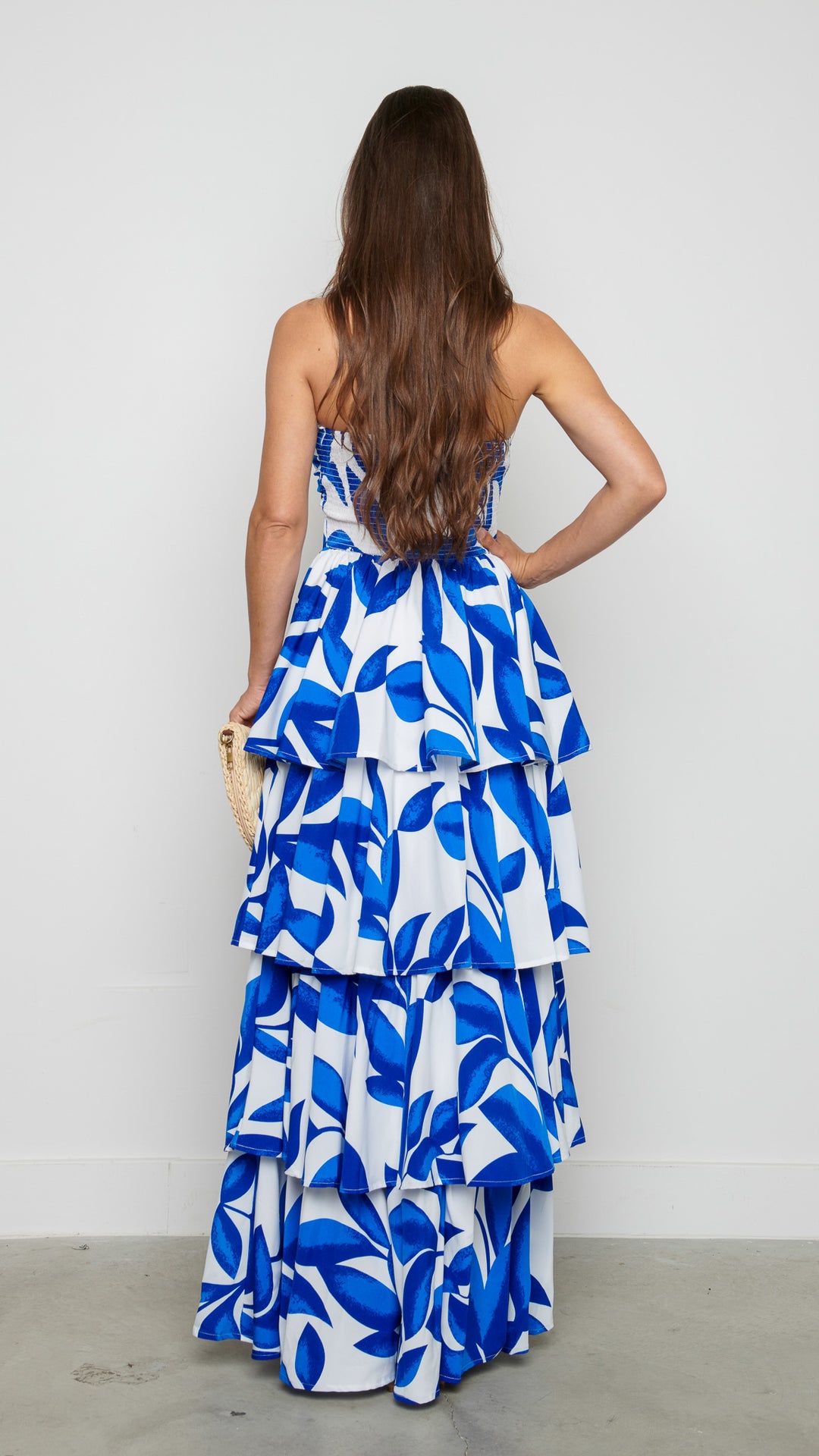 Zanna Maxi Dress in blue